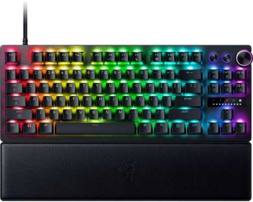 Rent to own Razer - Huntsman V3 Pro 8KHz TKL Wired Analog Optical Linear Switch Gaming Keyboard with Snap Tap - Black