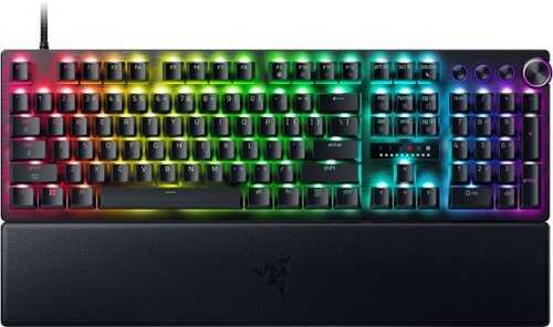Rent to own Razer - Huntsman V3 Pro 8KHz Full Size Wired Analog Optical Linear Switch Gaming Keyboard with Snap Tap - Black