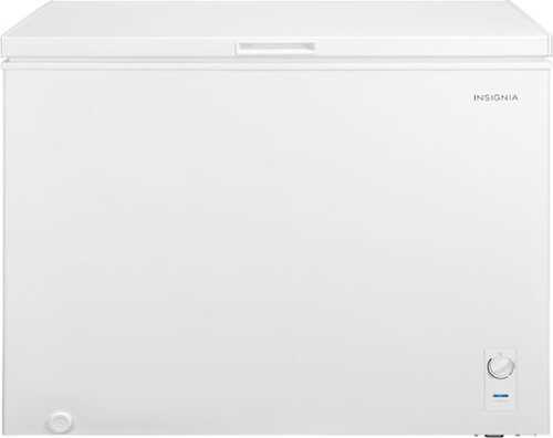 Rent to own Insignia™ - 10.4 Cu. Ft. Garage-Ready Chest Freezer - White