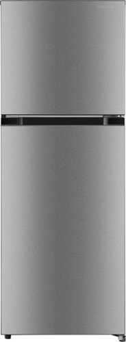 Rent to own Insignia™ - 10 Cu. Ft. Top-Freezer Refrigerator with Reversible Door and ENERGY STAR Certification - Stainless Steel look