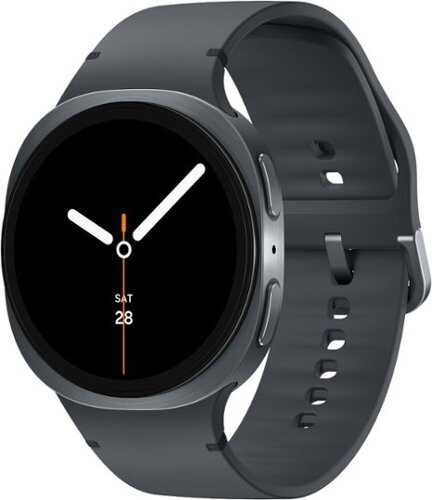 Rent to own Samsung - Galaxy Watch8 Aluminum Smartwatch 44mm BT - Graphite - (2025)