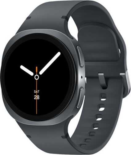 Rent to own Samsung - Galaxy Watch8 Aluminum Smartwatch 40mm BT - Graphite - (2025)