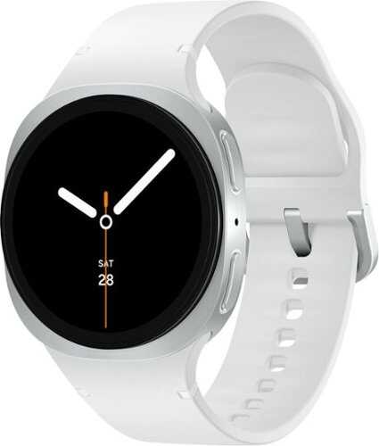 Rent to own Samsung - Galaxy Watch8 Aluminum Smartwatch 40mm BT - Silver - (2025)