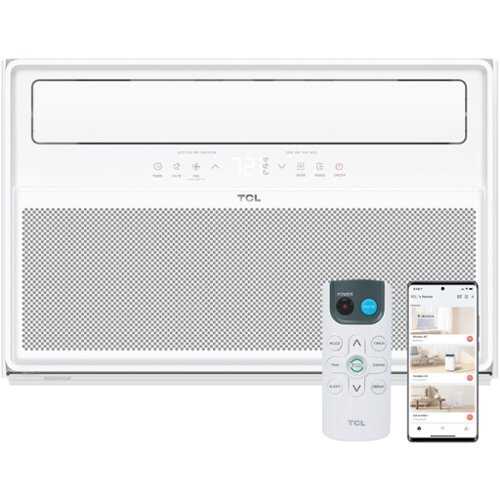 Rent to own TCL - Q-Series 350 Sq. Ft. 8,000 BTU Smart Window Air Conditioner - White