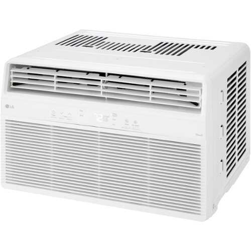 Rent to own LG - 350 Sq. Ft. 8,000 BTU Smart Window Air Conditioner - White