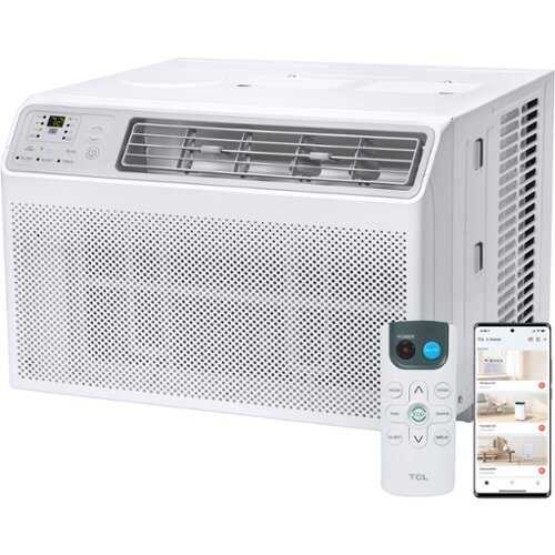Rent to own TCL - 550 Sq. Ft. 12,000 BTU Smart Window Air Conditioner - White