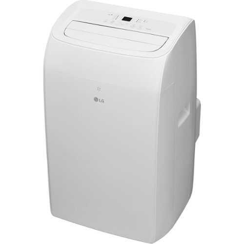 Rent to own LG - 450 Sq. Ft. 10,200 BTU Smart Portable Air Conditioner 12,000 BTU Heater - White