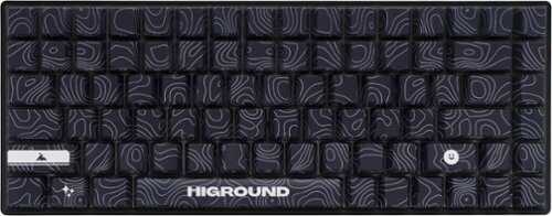 Rent to own Higround - Basecamp 75+ 75% Wired Mechanical Lubed TTC Milky Switch Gaming Keyboard with RGB Backlighting - BLACKICE
