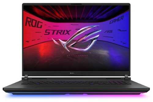 Rent to own ASUS - ROG Strix SCAR 18" 2.5K 240Hz Gaming Laptop - Intel Core Ultra 9 HX with 32GB RAM - NVIDIA GeForce RTX 5070 Ti - 1TB SSD - Off Black