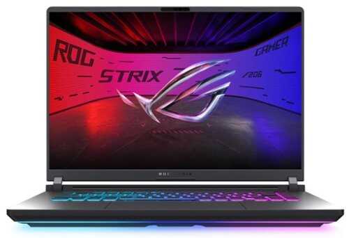 Rent to own ASUS - ROG Strix G16 16" 2.5K 240Hz Gaming Laptop - Intel Core Ultra 9 HX - 16GB DDR5 - NVIDIA GeForce RTX 5060- 1TB SSD - Eclipse Gray