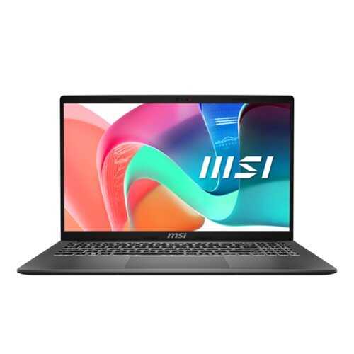 Rent to own MSI - Modern 15 15.6" Laptop - Intel Core Ultra 7-150U - Intel Graphics with 16GB Memory -1TB SSD - Platinum Gray