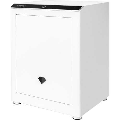 Rent to own Barska - Diamond 2.4 Cu. ft Touchscreen Biometric Keypad Security Safe - White