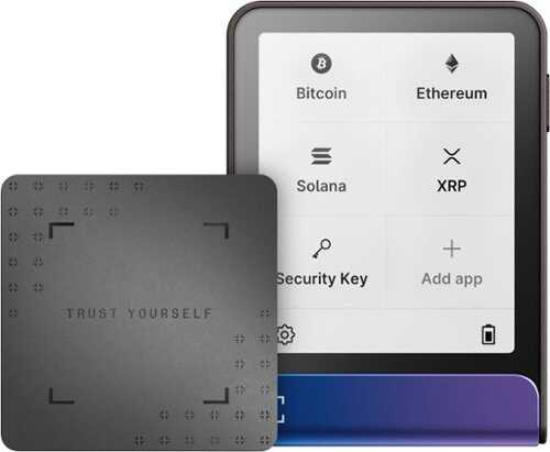 Rent to own Ledger - Flex Crypto Hardware Wallet with Recovery Key - Neptune Blue
