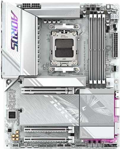 Rent to own GIGABYTE - X870E AORUS ELITE WIFI7 ICE (Socket AM5) AMD X870E ATX DDR5 Wi-Fi 7 Motherboard - White