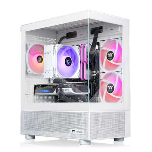 Rent to own Thermaltake - LCGS View u2460TS-170 Gaming Desktop Intel Core Ultra5 245KF, 32GB DDR5 Memory, NVIDIA GeForce RTX 5060 Ti, 1TB NVMe M.2 - White