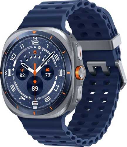 Rent to own Samsung - Galaxy Watch Ultra Titanium Smartwatch 47mm LTE - Free 2 years data and texting included - Titanium Blue - (2025)
