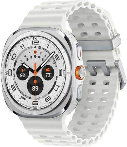 Rent to own Samsung - Galaxy Watch Ultra Titanium Smartwatch 47mm LTE - Free 2 years data and texting included - Titanium White - (2025)