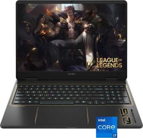 Rent to own HP OMEN - League of Legends Limited Edition 16" 2K Gaming Laptop - Intel Core i7 - 32GB Memory - NVIDIA GeForce RTX 5060 - 1TB SSD - Shadow Black