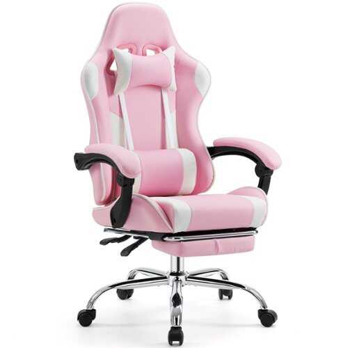 Rent to own GTPlayer - Gaming Desk Chair with Footrest - Pink
