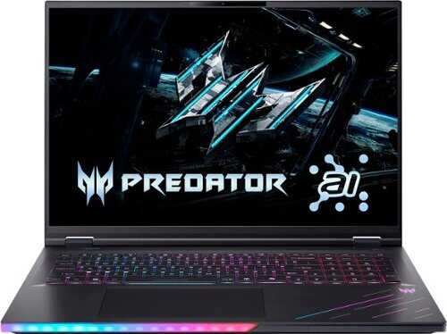 Rent to own Acer - Predator Helios 18 AI- 18" 240Hz Gaming Laptop - 3840 x 2400- Intel Core Ultra 9 - NVIDIA GeForce RTX 5090 – 64GB – 2TB - Abyssal Black