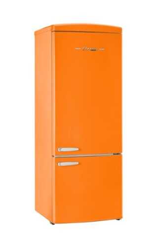 Rent to own Unique Appliances - Classic Retro 16.7 cu.ft Bottom Freezer Refrigerator - Creamsicle Orange