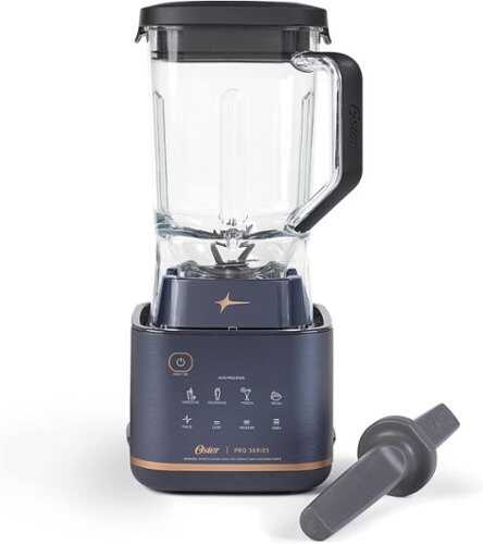 Rent to own Oster - Pro Series 72 Oz 1100 Watt High Performance Blender with Tritan Jar & Tamper Tool (Brown Box) - Dark Blue