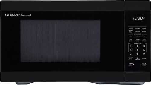 Rent to own Sharp - 1.1 cu ft Countertop Microwave - Black