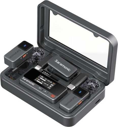 Rent to own Saramonic - Air 2-Person Mini Wireless Clip-On Mic System w/ Lavaliers for Cameras, Mobile Devices & Computers