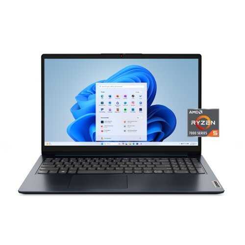 Rent to own Lenovo - IdeaPad 1 15.6" Full HD Laptop - AMD Ryzen 5 7520U - 8GB Memory- 256GB SSD - Abyss Blue