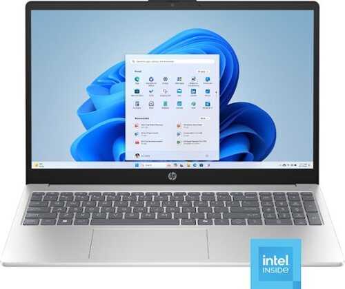 Rent to own HP - 15.6" Laptop - Intel N100 - 4GB Memory - 128GB UFS - Natural Silver