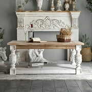 Rent to own Vantage Coffee Table With Storage Wickes Floor Shelf Washed White Distressed Look