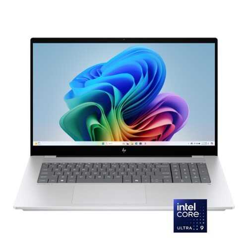 Rent to own HP - OmniBook X - Copilot+ PC - 17" Full HD Touch-Screen Laptop - Intel Core Ultra 9 - 32GB Memory - 2TB SSD - Glacier Silver
