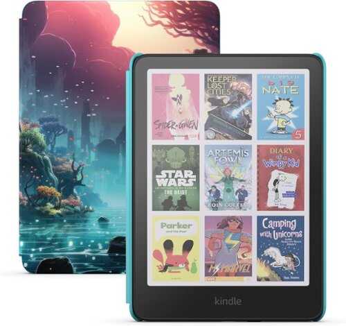 Rent to own Amazon - Kindle Colorsoft Kids (16 GB) – First Kindle for kids in color, with cover - 2025 - Fantasy River
