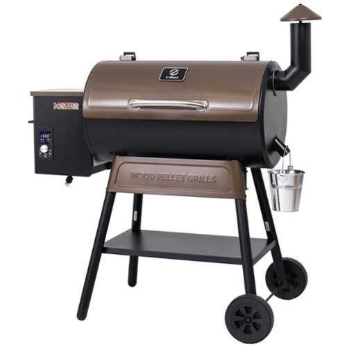 Rent to own Z GRILLS - 549 sq. in. Pellet Grill and Smoker in Bronze with PID V2.0 Controller