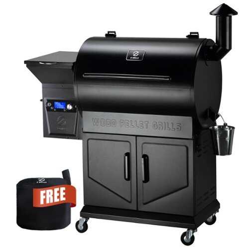 Rent to own Z GRILLS - 697 sq. in Pellet Grill with Latest PID V2.1 Controller and Cabinet - Black