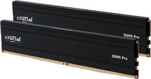Rent to own Crucial - Pro 128GB (2x64GB) DDR5 5600MHz C46 UDIMM Desktop Memory - Black
