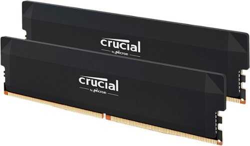 Rent to own Crucial - Pro OC Gaming 64GB (2x32GB) DDR5 6400MHz C40 UDIMM Intel XMP 3.0 & AMD EXPO Desktop Memory - Black