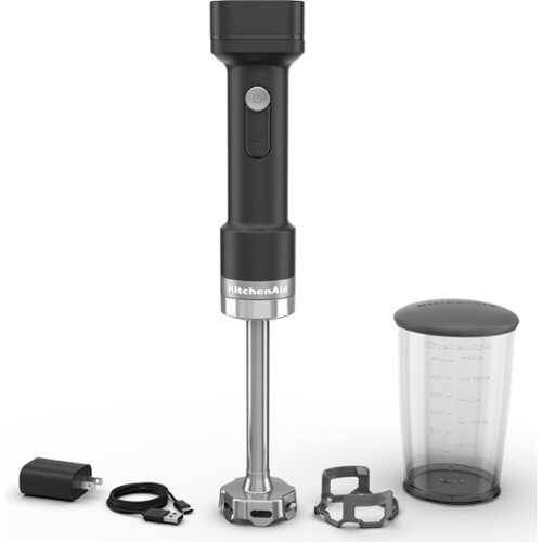 Rent to own KitchenAid - Go Cordless Hand Blender with Battery - Black