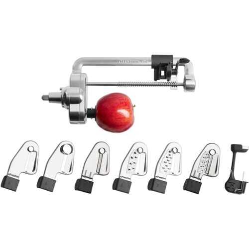 Rent to own KitchenAid - 7 Blade Spiralizer Plus Attachment with Peel, Core and Slice Capabilities - Stainless