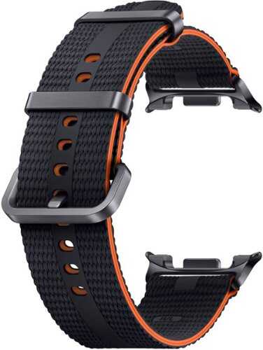 Rent to own Samsung - Athleisure Band for Galaxy Watch8 and Galaxy Watch8 Classic M/L - Graphite