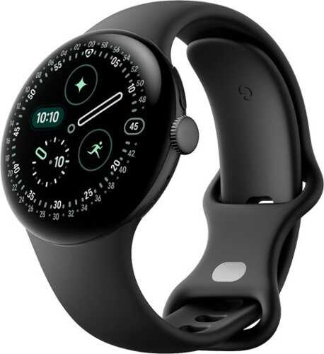 Rent to own Google - Pixel Watch 4 (41mm) - Wi-Fi - Matte Black Case - Obsidian Band - (2025)