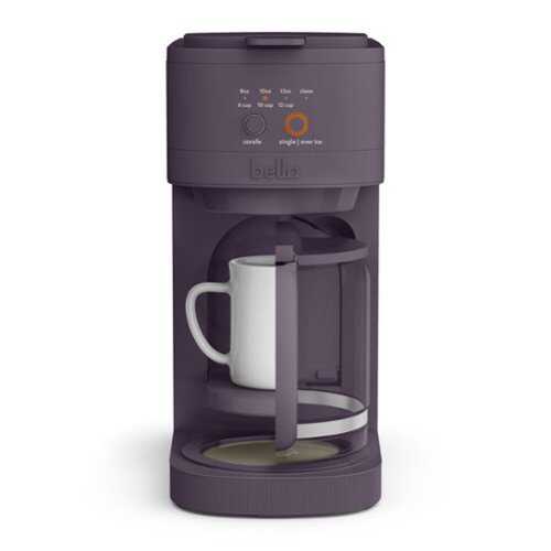 Rent to own Bella - Fits-anywhere Kitchenware: VersaBrew 2-in-1 Coffee System - Plum