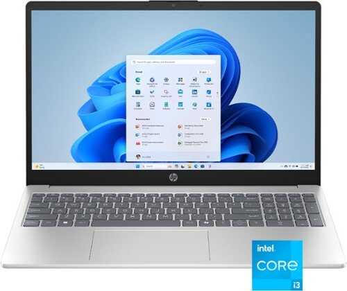 Rent to own HP - 15.6" Laptop - Intel Core i3 - 8GB Memory - 128GB UFS - Natural Silver