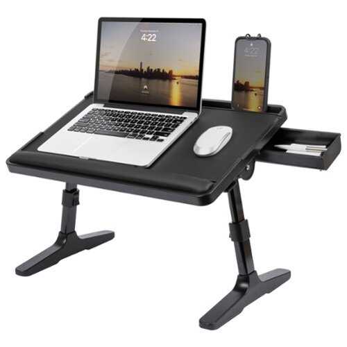 Rent to own LapGear - Adjustable LapTop Bed Desk (Fits up to 15" Laptop) - Black