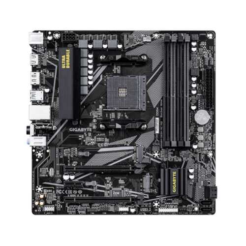 Rent to own GIGABYTE - B550M DS3H AC R2 (Socket AM4) AMD B550 Micro-ATX DDR4 Wi-Fi 6 Motherboard - Black