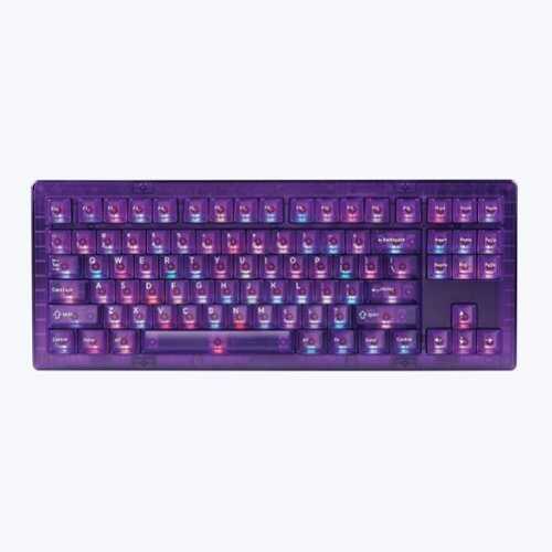 Rent to own DROP - CSTM80 TKL Wired Mechanical Gaming Keyboard with RGB Backlighting - Atomic Purple