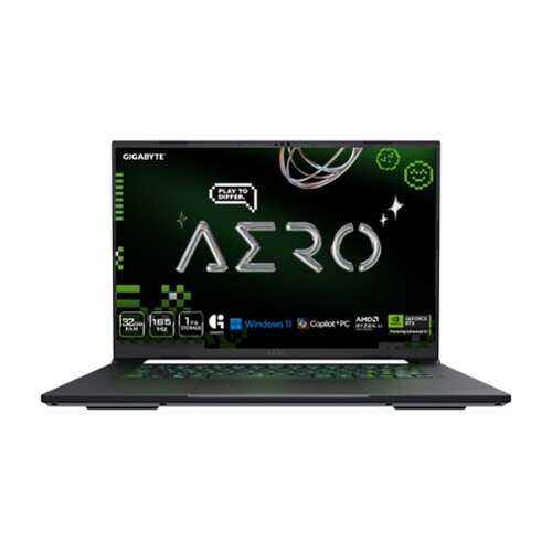 Rent to own GIGABYTE - AERO X16- Copilot+ PC - 16" 165Hz 2560x1600 WQXGA AMD Ryzen AI 7 350 - 1TB SSD - 32GB DDR5 RAM NVIDIA GeForce RTX 5070 - Lunar White
