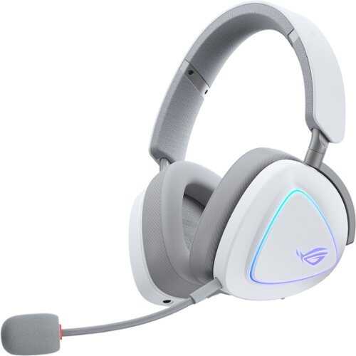 Rent to own ASUS - ROG Delta II Wireless Gaming Headset for PC/Mac, Xbox, PS5, PS4 and Switch - White