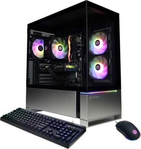 Rent to own CyberPowerPC - Gamer Master Gaming Desktop - AMD Ryzen 5 8400F - 16GB Memory - NVIDIA GeForce RTX 5050 8GB - 1TB PCIe 4.0 SSD - Black