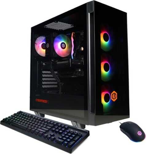 Rent to own CyberPowerPC - Gamer Xtreme Gaming Desktop - Intel Core Ultra 5 225F - 16GB Memory - NVIDIA GeForce RTX 5050 8GB - 1TB PCIe 4.0 SSD - Black